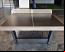 The Monaco Ping Pong legs are stained black to bring bring out the contrast between the warm and cool tones of the table.