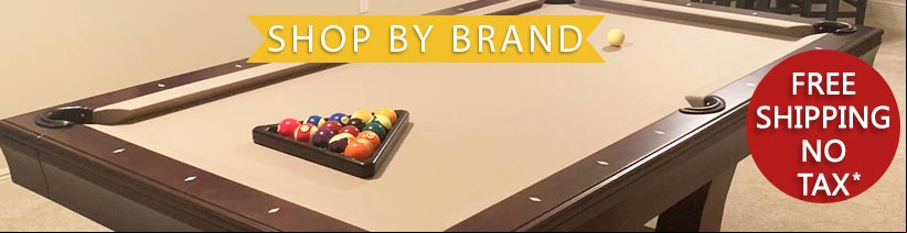 Shop Pool Table by Brand